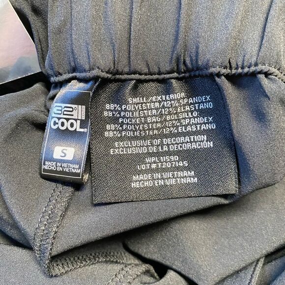 32 Degrees Black Paper Bag High Waist Trousers - Picture 7 of 7